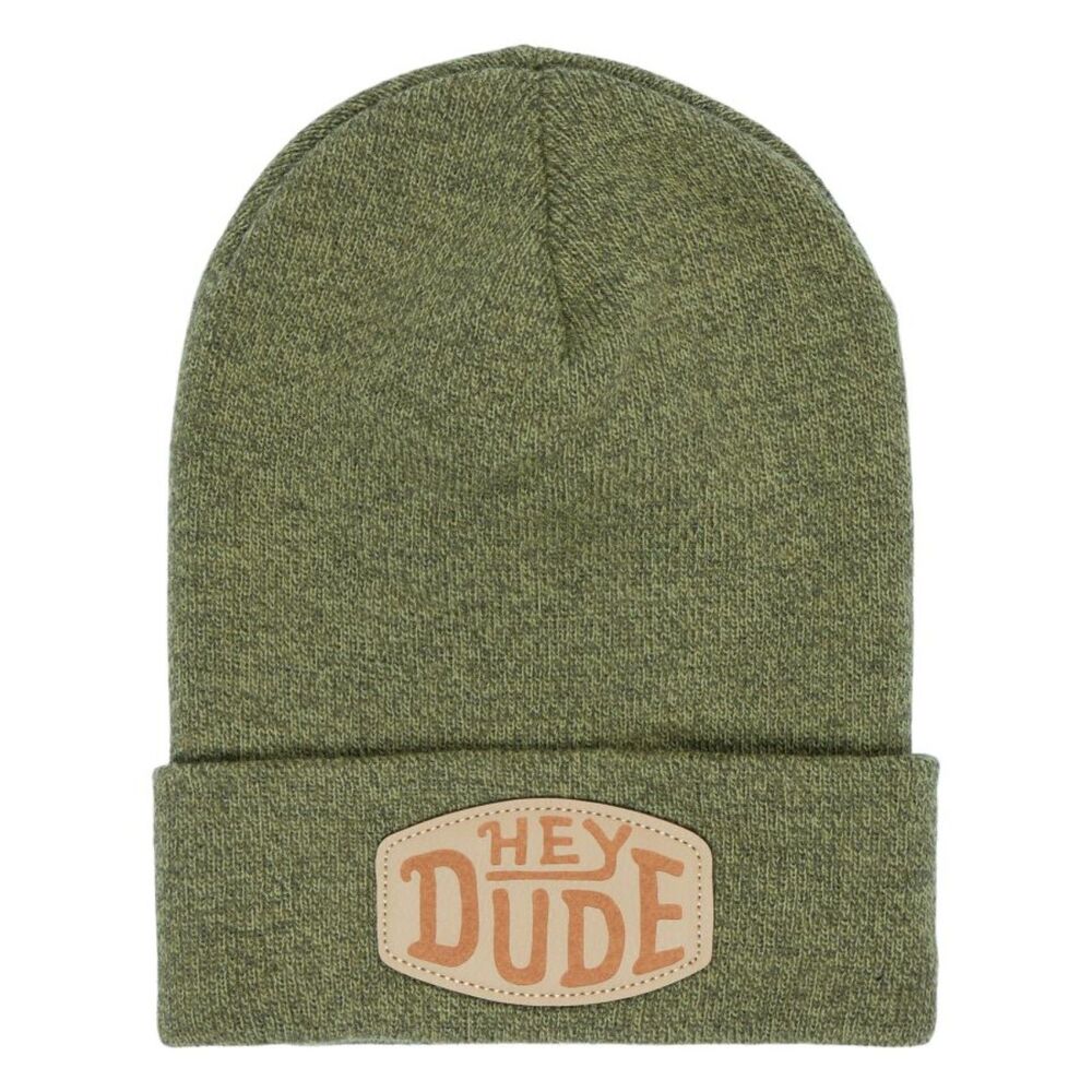 HEYDUDE “Patch Beanie”, Pine – One Size, Unisex / NIB